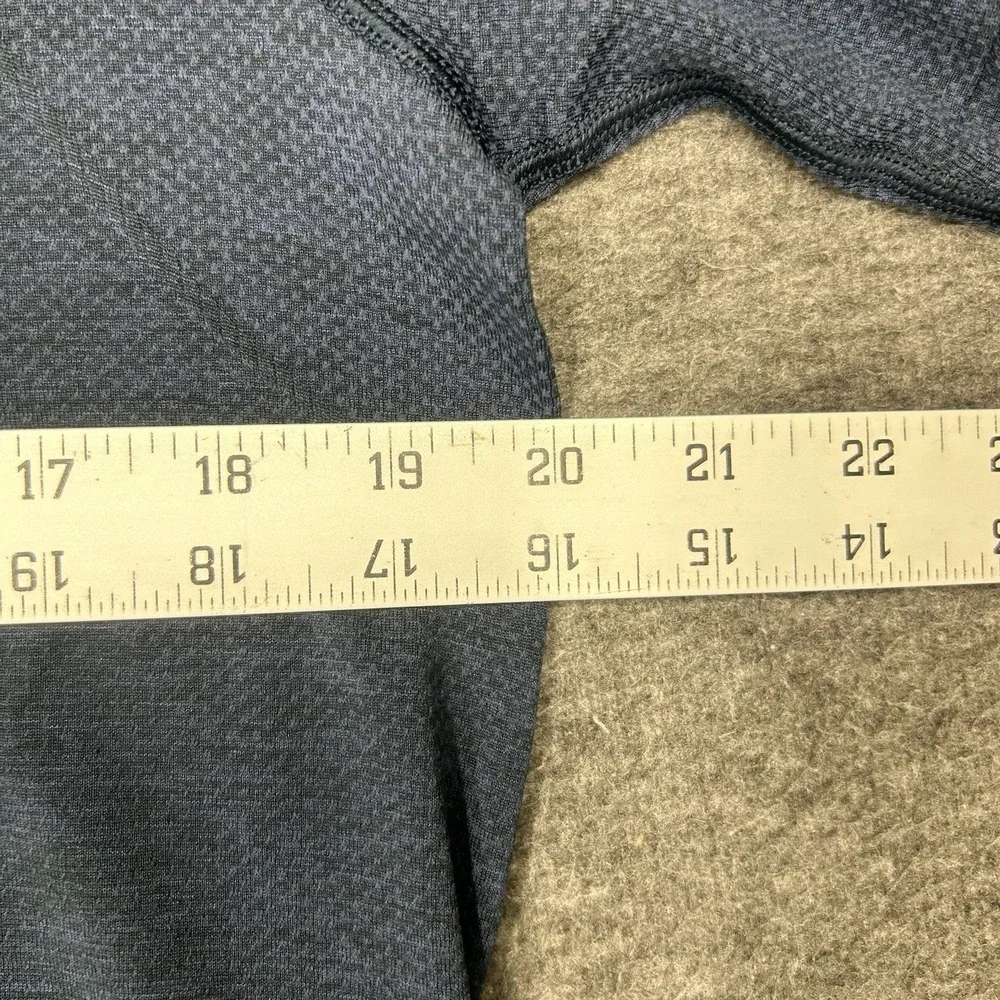 Lululemon Metal Vent Tech Polo Shirt Men's M Blue Stretch Lightweight Golf - Picture 10 of 13